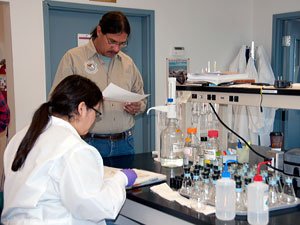 Testing at the Water Quality Laboratory